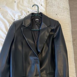 Zara leather jacket